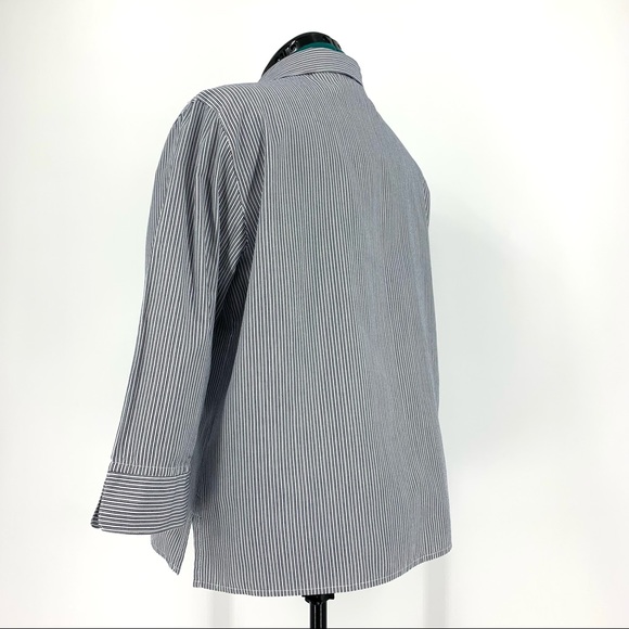 Alfred Dunner 3/4 Sleeve Embellished Top 14 Petite - Picture 5 of 16